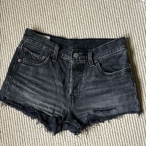Levi’s Black 501 Shorts